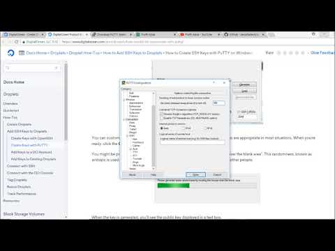 Add SSH Keys & Setup to Connect with Windows & Digital Ocean-Demo