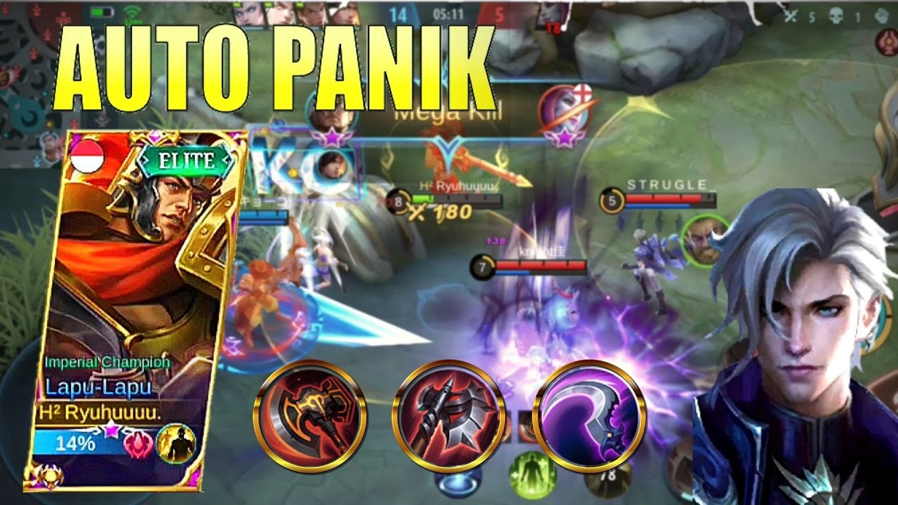 LAPU LAPU BUILD TERBARU 2021 MUSUH AUTO PANIK - BEST BUILD LAPU LAPU