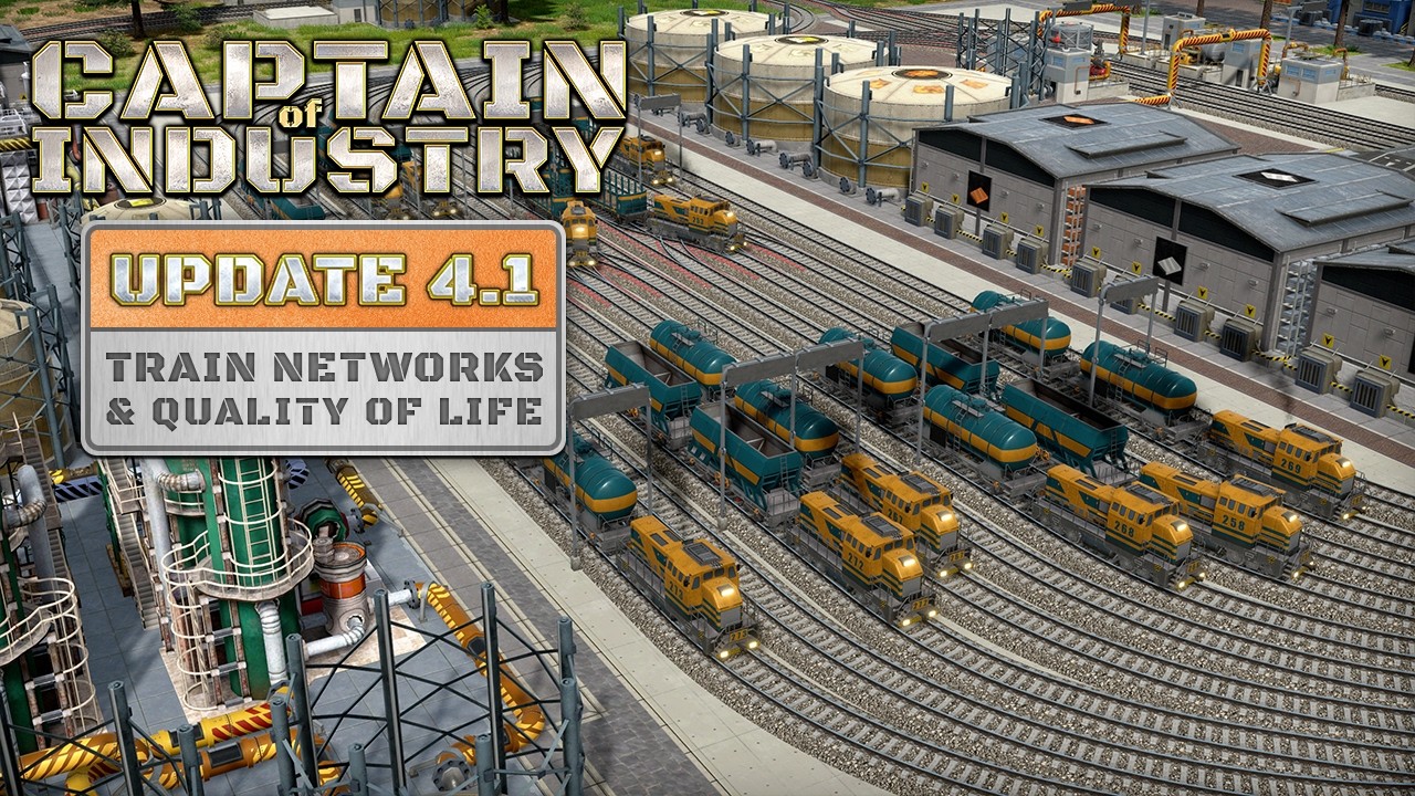 Update 4.1 - Trains networks and Quality of Life