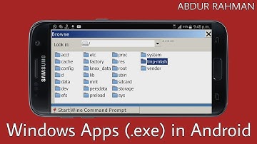 How to run Windows Apps (.exe) in Android