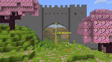 Minecraft 10-Block-High Castle Gate V2 (Redstone Awards 2025 Entry)