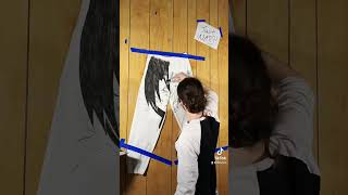 Drawing #sasuke on sweatpants 👖✍🏻