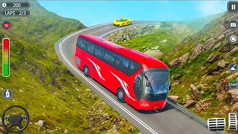Offroad Bus Games - Racing Game Mountain Climb Racing Bus - Android Gameplay