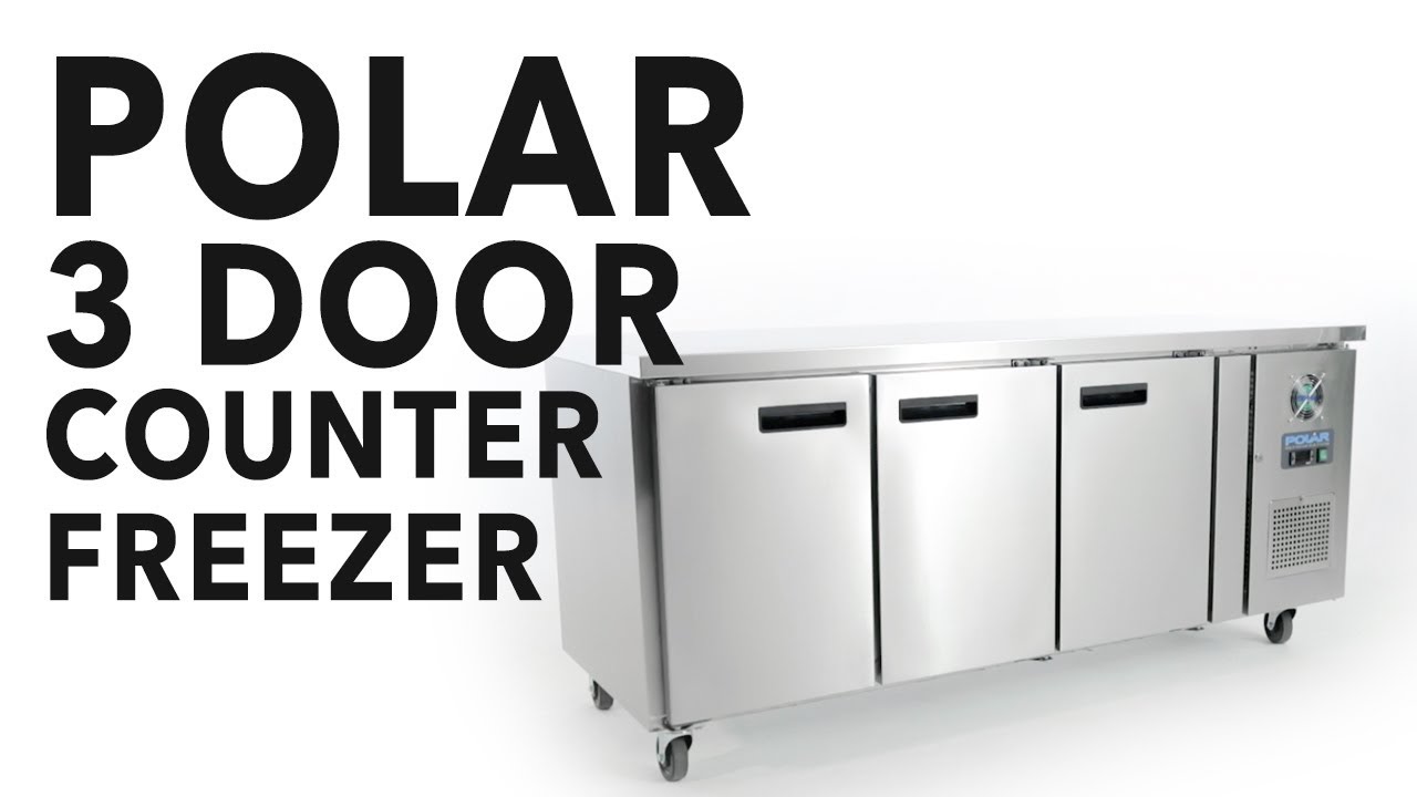 Congelador mostrador 417L Polar Serie U - Polar Refrigeration