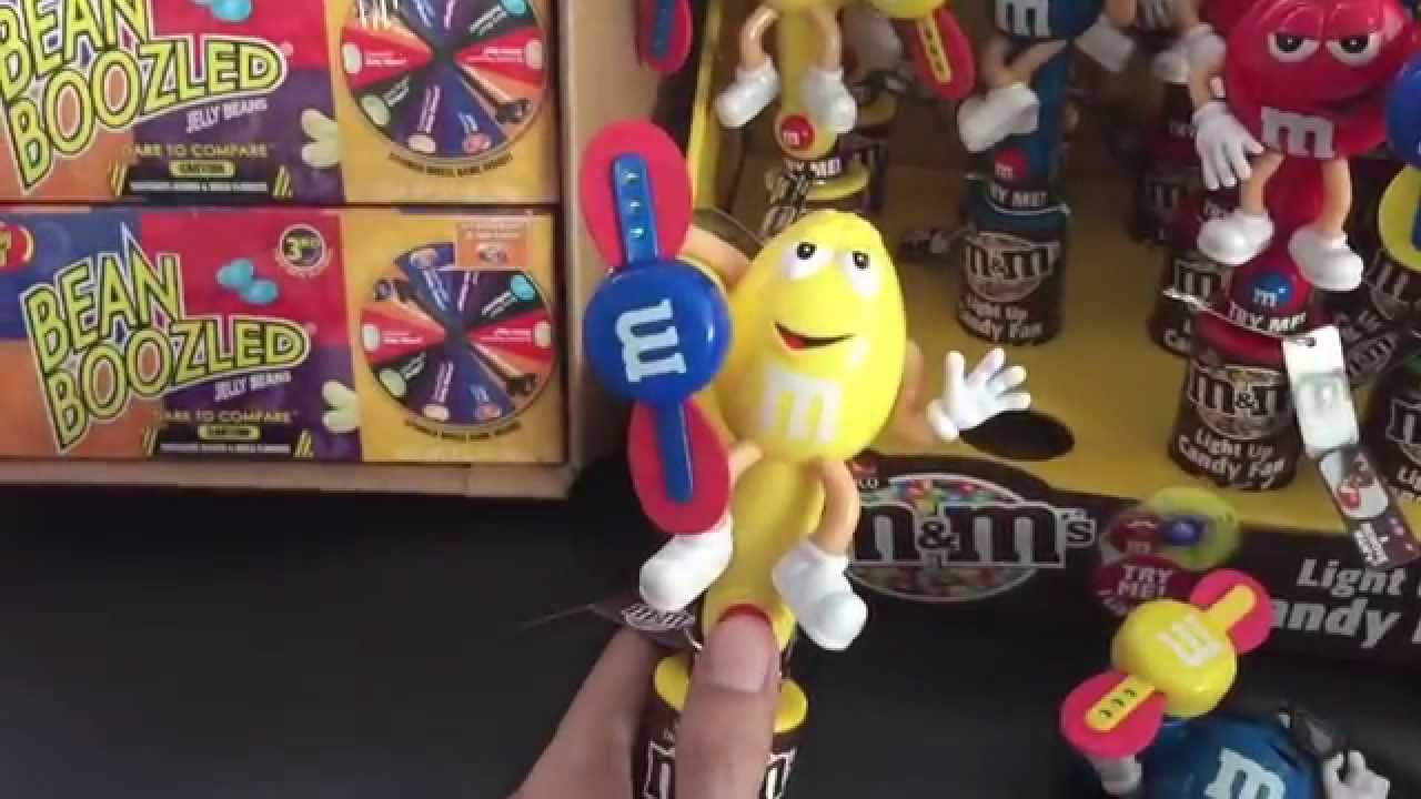 M&M Light Up Candy Fan ช๊อคโกแล็ต ที่มาพร้อมกับพัดลมฉายแสง YouTube