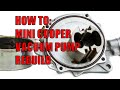 HOW TO:  Mini Cooper 1.6L N12 N14 Vacuum Pump Rebuild with RKX kit.