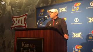 KU coach David Beaty says he was proud of how team rallied around kicker Matthew Wyman
