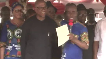 Fr  Mbaka embarrassed Peter Obi at Adoration Ministries bazaar and thanksgiving 2018