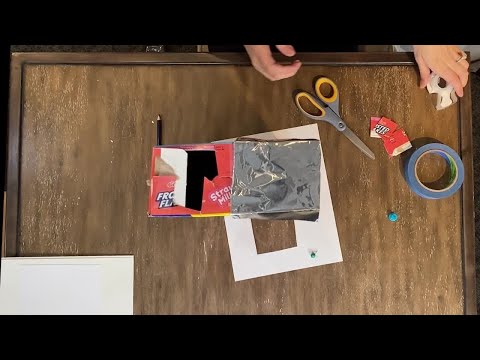 Total solar eclipse DIY craft: How to create a pinhole projector using a cereal box, tin foil
