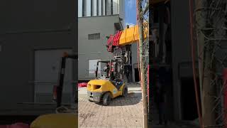 Tadano Vinç ile 1600 kg jeneratör çıkarıldı #vinç #construction #tamirattadilat #inşaat #relaxing