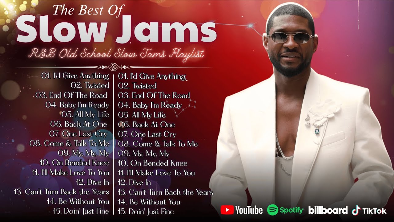 Ultimate 80s & 90s Slow Jams Playlist 🍷 | Usher, Joe, Brian McKnight, Usher, R. Kelly, Aaliyah 🫦