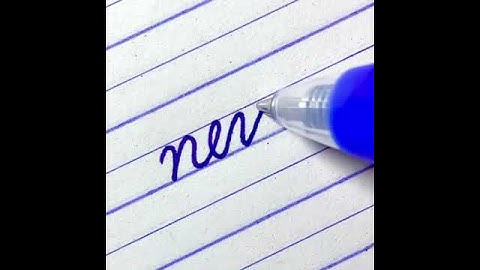 “never” in beautiful English cursive writing | English cursive handwriting |Cursive writing practice