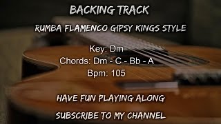 Video thumbnail of "Backing Track Flamenco Spanish Rumba Dm"