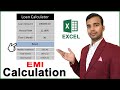 Home Loan EMI Calculator in Excel I Emi calculator in Google Sheets I Loan interest Calculation