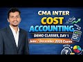Cost Accounting Regular classes for CMA Inter June/Dec 26 exams | DAY 1