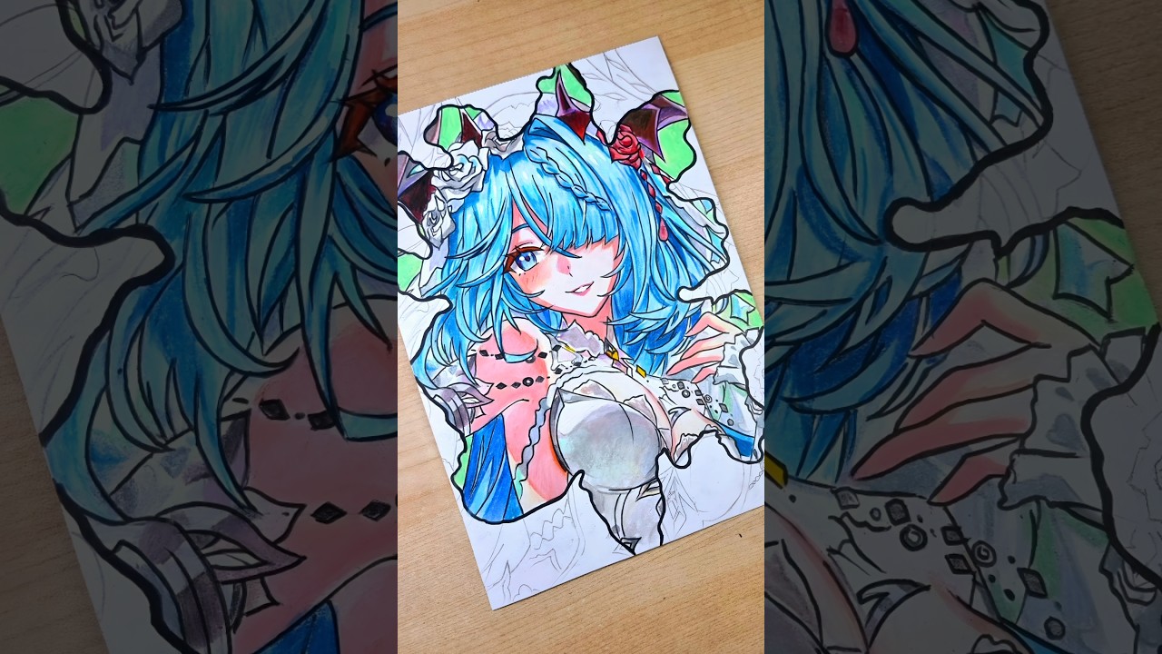 Drawing Rebecca | Duet Night Abyss #shorts #duetnightabyss #dnacc
