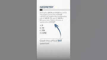 SAT Math Geometry: Area of Similar Rectangles Made EASY! #satmath #satprep #satgeometry #shorts