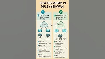 HOW BGP WORKS IN MPLS VS SD-WAN #networking