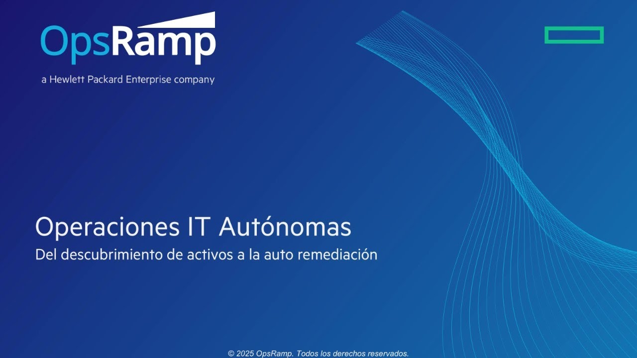 OpsRamp - Operaciones TI autónomas