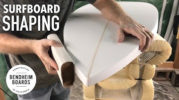 Surfboard Shaping [1 of 2] Foiling Thickness, Cutting Outline and Adding Rocker
