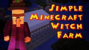 How to Build Easy/Cheap Witch Farm in Minecraft 1.8