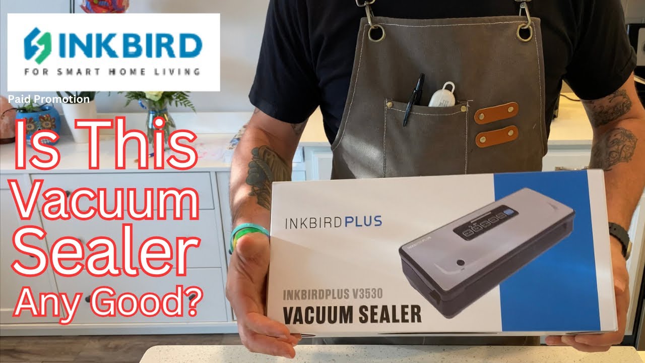 INKBIRDPLUS INK-VS02 -85 Kpa Vacuum Sealer Machine with Seal Bags