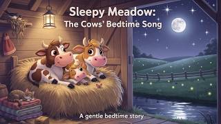 Moonlit Meadow Lullaby (Gentle Cows Sing You to Sleep) | Storybook Animation