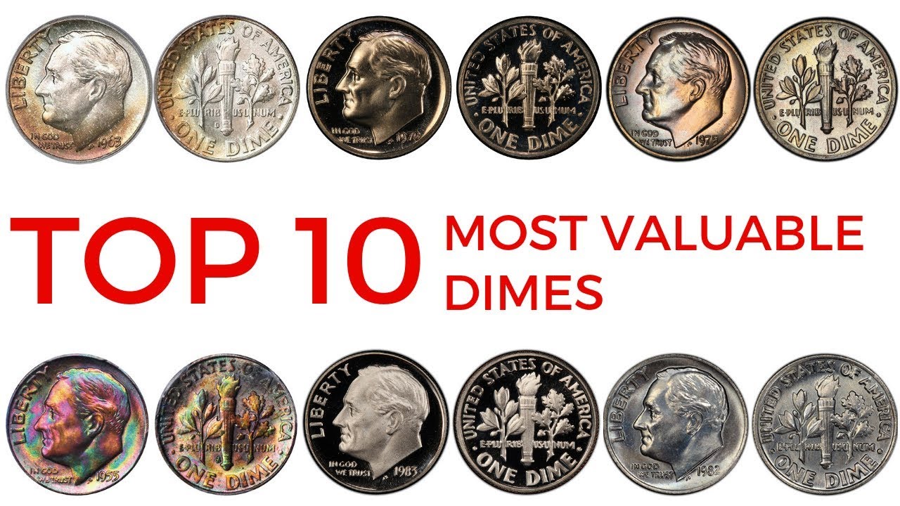 Top 10 Most Valuable Dimes In Circulation – Rare Roosevelt Dimes In Your Pocket Change Worth Money