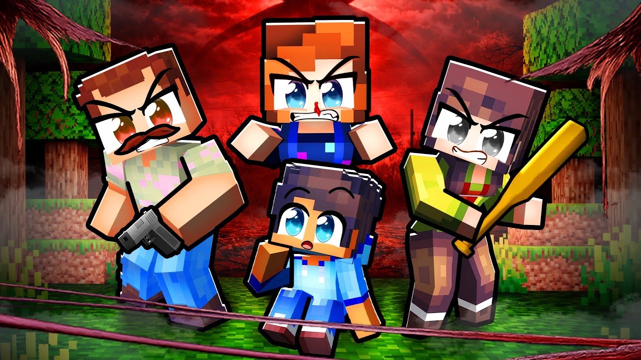 Adopted By STRANGER THINGS FAMILY in Minecraft!