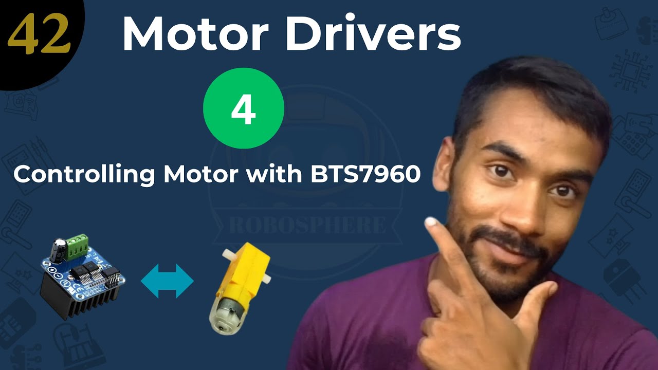 🎯 Lecture 42: Controlling DC Motor Using BTS7960 Motor Driver | Arduino Project