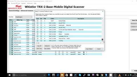 Whistler TRX-2 Tutorial 3 Send Configuration to Scanner