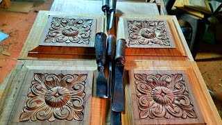 |wood carving flower|wood art|wood carving|wood design|wood carving tutorial|UP wood art|