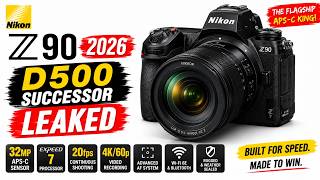 Nikon Z90 2026 – D500 Successor LEAKED! HUGE Specs & Features!