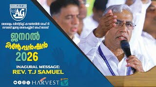 ASSEMBLIES OF GOD (AGMDC) GENERAL CONVENTION 2026 | INAGURAL MESSAGE : Rev. T.J Samuel screenshot 2