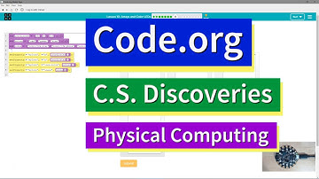 Arrays and Color LEDs Lesson 10.8 Tutorial with Answers Code.org CS Discoveries Physical Computing