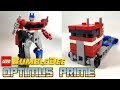 How To Build A Mini Lego  Bumblebee Movie Optimus Prime V2