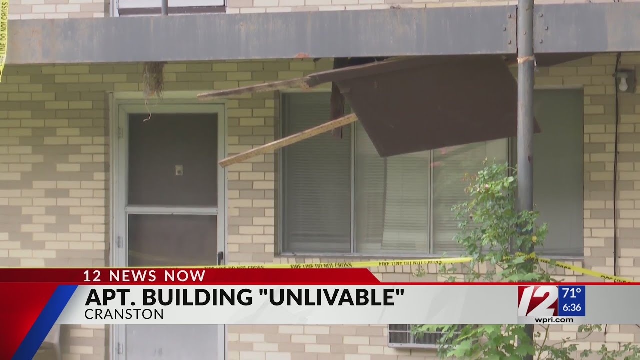 Cranston apartment building deemed unlivable after 2ndfloor walkway