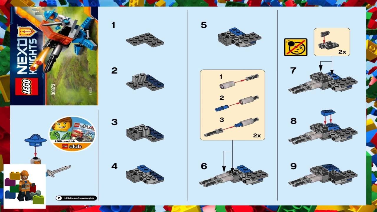 LEGO instructions - Nexo Knights - 30373 - Knighton Hyper Cannon