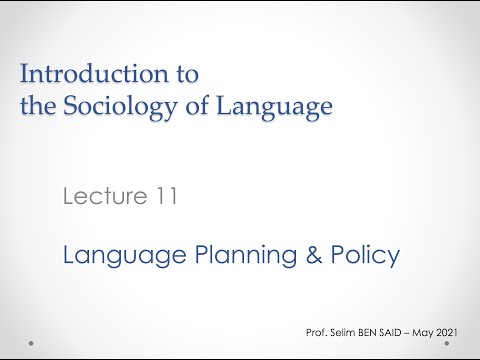 Video: Hva er forskjellen mellom språkpolitikk og språkplanlegging?