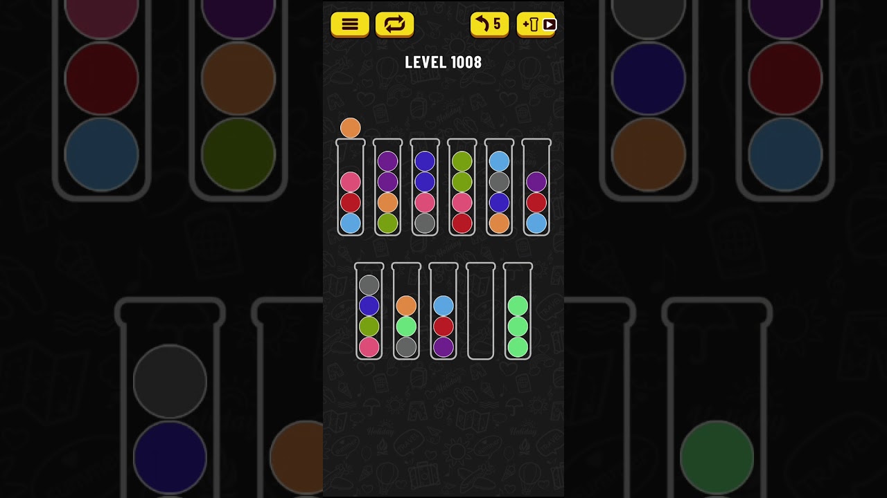 Ball Sort Puzzle - level 1008