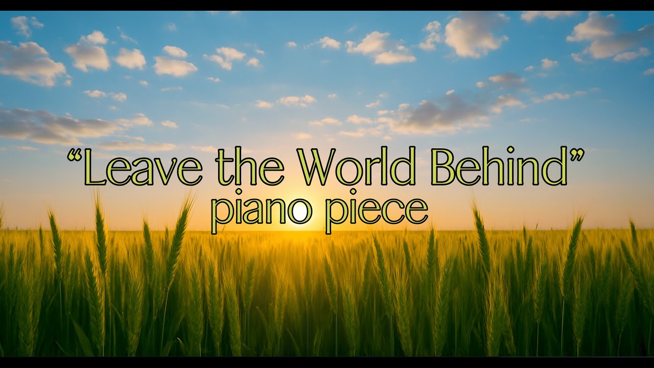 Emotional Solo Piano Music | Leave the World Behind by Gainsburg
