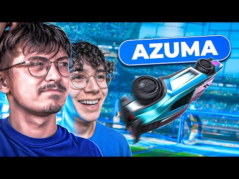 I FACED AZUMA IN A 1V1 FREESTYLE MATCH ON ROCKET LEAGUE! 👀 - BLABLA FREESTYLE #8