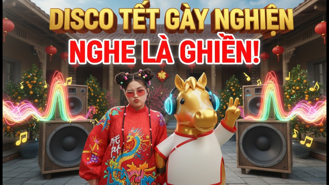 Nhạc Tết Disco Gây Nghiện 2026: Nghe Một Lần Là Ghiền – Bass Dập Cực Phê, Càng Nghe Càng Phiêu! 🐎🔥🔊