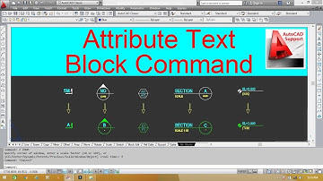 Attribute Text Block in AutoCad II Attribute Blocks Hindi/Urdu Tutorial