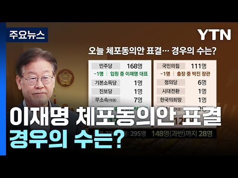 잠시 뒤 이재명 체포동의안 표결...경우의 수? [앵커리포트] / YTN