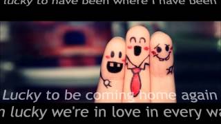 Jason Mraz- Lucky (lyrics)