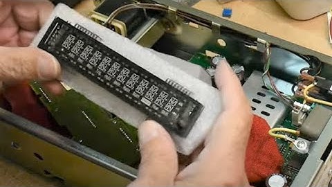 #1055 HP 34401A with bad display (part 2 of 2)