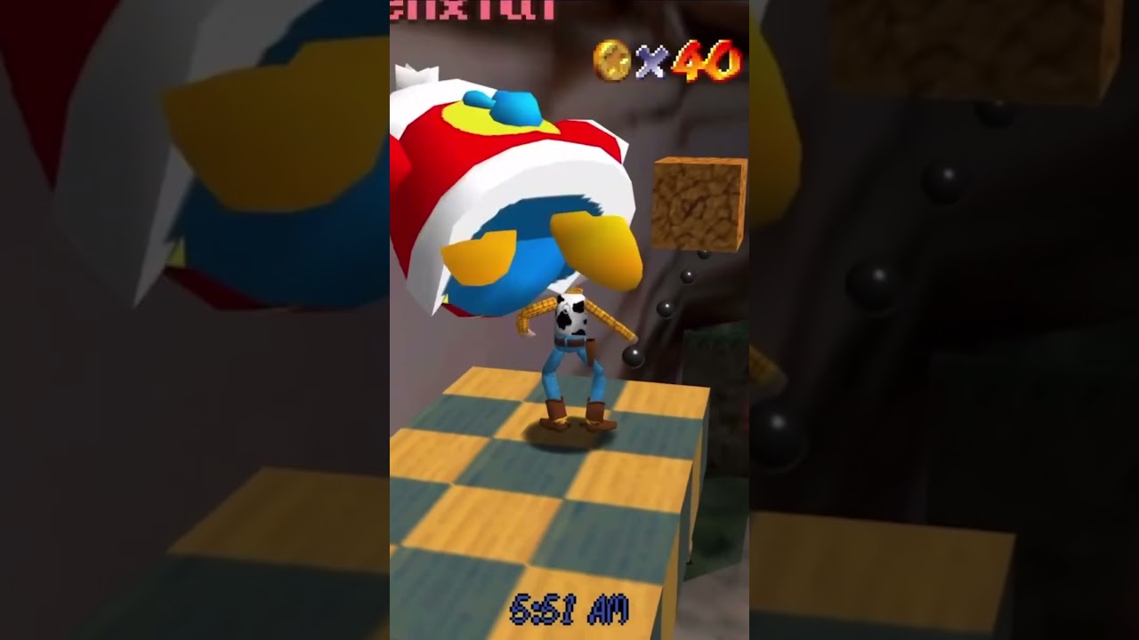 King DeDeDe caught gumping it with Woody #nintendo #nintendo64 #nintendoswitch #nintendoswitch2