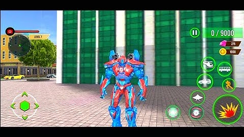 Bus Robot Car Transform War - SpaceShip Robot Game - Android Gameplay Part 2