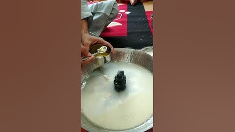 Shivling abhishek whatsapp status short video | Shiv puja at home | ghee abhishek